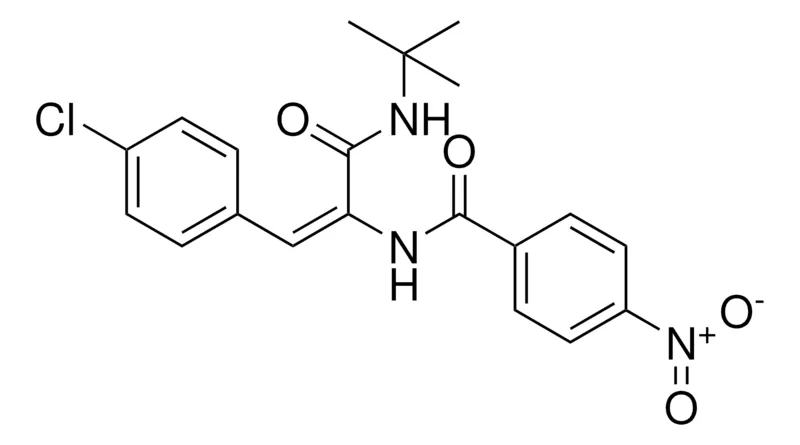 Sigma-Aldrich N-(1-TERT-BUTYLCARBAMOYL-2-(4-CHLORO-PHENYL)-VINYL)-4-NITRO-BENZAMIDE,AldrichCPR