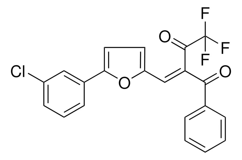 Sigma-Aldrich 2-(5-(3-CL-PH)-FURAN-2-YLMETHYLENE)-4,4,4-TRIFLUORO-1-PHENYL-BUTANE-1,3-DIONE,AldrichCPR