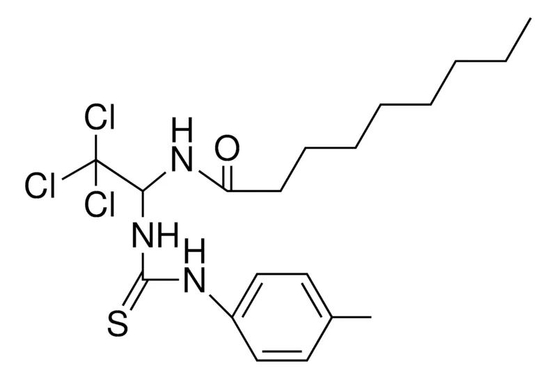 Sigma-Aldrich NONANOIC ACID (2,2,2-TRICHLORO-1-(3-P-TOLYL-THIOUREIDO)-ETHYL)-AMIDE,AldrichCPR