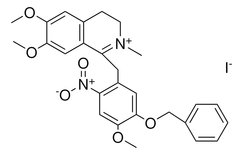 Sigma-Aldrich 1-(5-BENZYLOXY-4-MEO-2-NITRO-BZL)-6,7-DI-MEO-2-ME-3,4-2H-ISOQUINOLINIUM, IODIDE,AldrichCPR