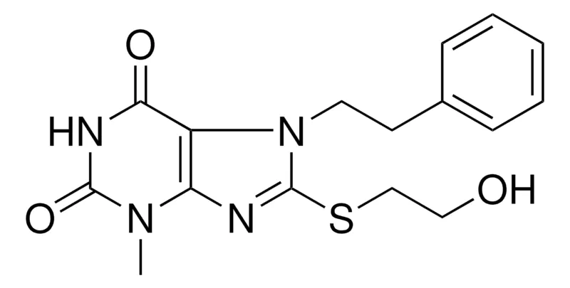 Sigma-Aldrich 8-(2-HYDROXY-ETHYLSULFANYL)-3-METHYL-7-PHENETHYL-3,7-DIHYDRO-PURINE-2,6-DIONE，AldrichCPR