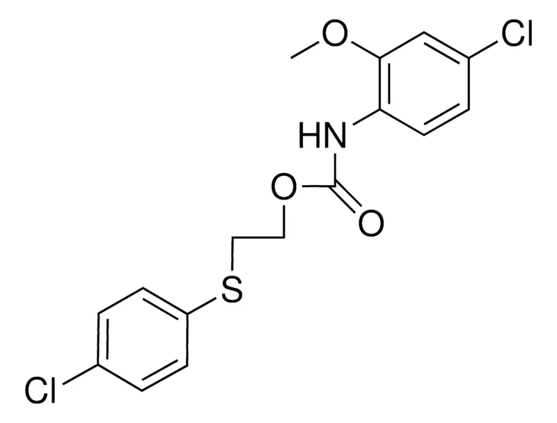 Sigma-Aldrich 2-(4-CHLOROPHENYLTHIO)ETHYL N-(4-CHLORO-2-METHOXYPHENYL)CARBAMATE,AldrichCPR
