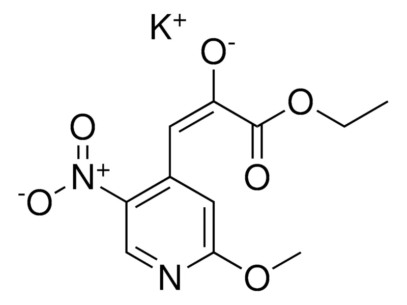 Sigma-Aldrich POTASSIUM 1-ETHOXYCARBONYL-2-(2-METHOXY-5-NITRO-PYRIDIN-4-YL)-ETHENOLATE,AldrichCPR
