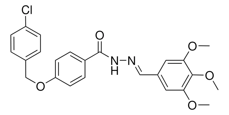 Sigma-Aldrich 4-((4-CHLOROBENZYL)OXY)-N'-(3,4,5-TRIMETHOXYBENZYLIDENE)BENZOHYDRAZIDE，AldrichCPR