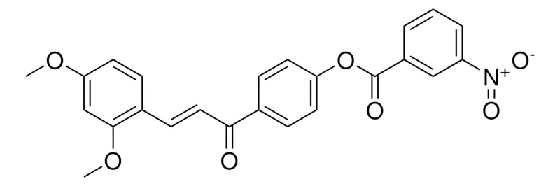 Sigma-Aldrich 3-NITRO-BENZOIC ACID 4-(3-(2,4-DIMETHOXY-PHENYL)-ACRYLOYL)-PHENYL ESTER,AldrichCPR