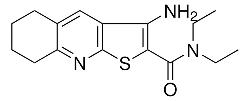 Sigma-Aldrich 3-AMINO-N,N-DIETHYL-5,6,7,8-TETRAHYDROTHIENO(2,3-B)QUINOLINE-2-CARBOXAMIDE,AldrichCPR