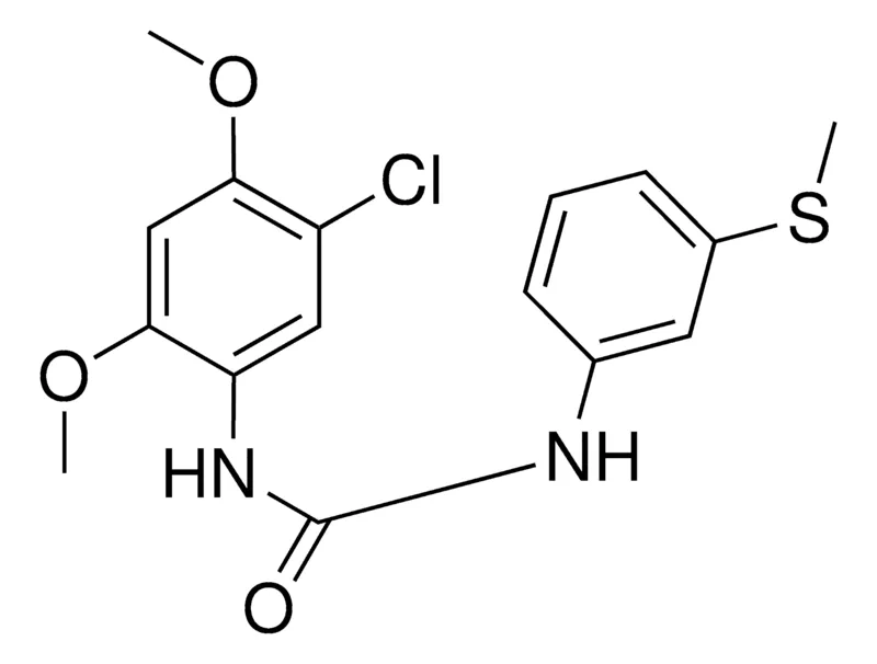 Sigma-Aldrich 1-(5-CHLORO-2,4-DIMETHOXYPHENYL)-3-(3-(METHYLTHIO)PHENYL)UREA,AldrichCPR