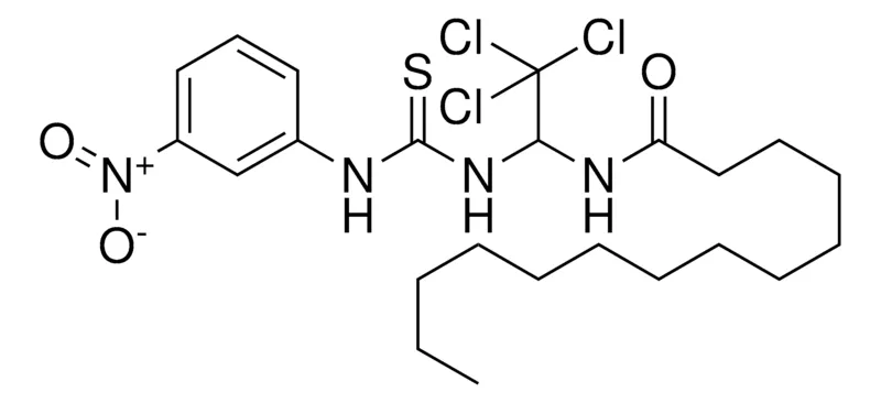 Sigma-Aldrich TETRADECANOIC ACID (2,2,2-TRICHLORO-1-(3-(3-NITRO-PH)-THIOUREIDO)-ETHYL)-AMIDE,AldrichCPR