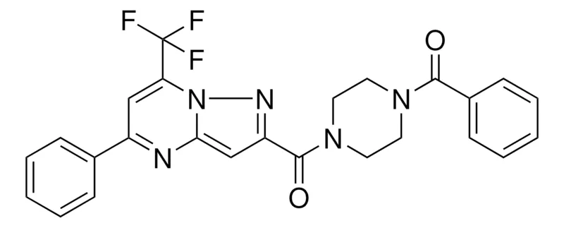 Sigma-Aldrich 2-[(4-BENZOYL-1-PIPERAZINYL)CARBONYL]-5-PHENYL-7-(TRIFLUOROMETHYL)PYRAZOLO[1,5-A]PYRIMIDINE，AldrichCPR