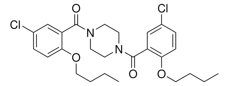 Sigma-Aldrich (4-(2-BUTOXY-5-CL-BENZOYL)-PIPERAZIN-1-YL)-(2-BUTOXY-5-CHLORO-PHENYL)-METHANONE,AldrichCPR