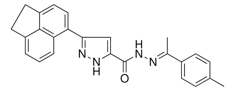 Sigma-Aldrich 5-ACENAPHTHEN-5-YL-2H-PYRAZOLE-3-CARBOXYLIC ACID (1-P-TOLYL-ETHYLIDENE)HYDRAZIDE,AldrichCPR