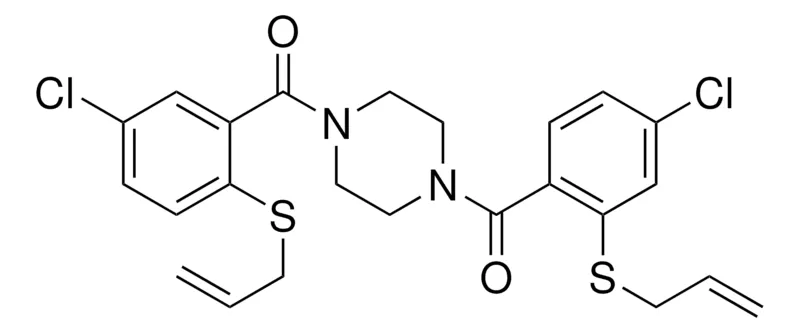 Sigma-Aldrich (4-(2-ALLYLSULFANYL-4-CL-BZ)-PIPERAZIN-1-YL)-(2-ALLYLSULFANYL-5-CL-PH)-METHANONE,AldrichCPR