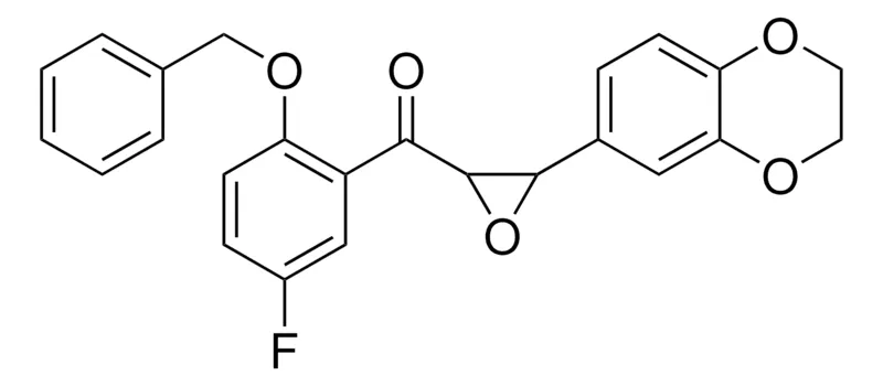 Sigma-Aldrich (2-BENZYLOXY-5-F-PH)-(3-(2,3-DIHYDRO-BENZO(1,4)DIOXIN-6-YL)-OXIRANYL)-METHANONE,AldrichCPR