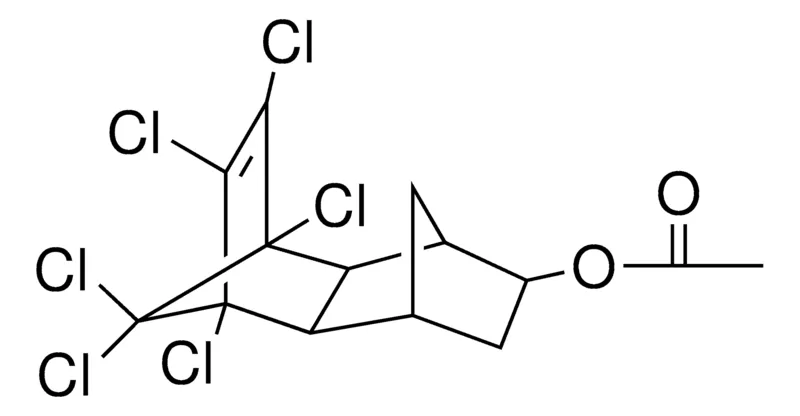 Sigma-Aldrich 5,6,7,8,9,9-HEXACHLORO-1,2,3,4,4A,5,88A-OCTAHYDRO14:58DIMETHANONAPHTH2YL ACETATE,AldrichCPR
