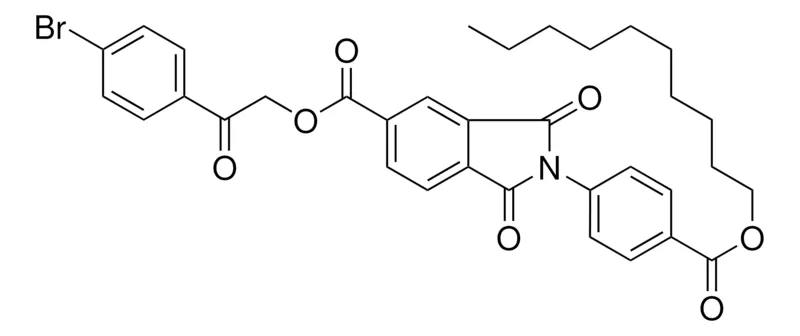 Sigma-Aldrich 2-(4-BROMOPHENYL)-2-OXOETHYL 2-{4-[(DECYLOXY)CARBONYL]PHENYL}-1,3-DIOXO-5-ISOINDOLINECARBOXYLATE，AldrichCPR
