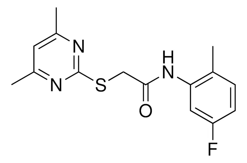 Sigma-Aldrich 2-((4,6-DIMETHYL-2-PYRIMIDINYL)THIO)-N-(5-FLUORO-2-METHYLPHENYL)ACETAMIDE，AldrichCPR