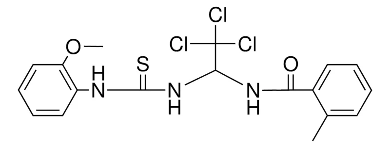 Sigma-Aldrich 2-METHYL-N-(2,2,2-TRICHLORO-1-(3-(2-METHOXY-PHENYL)-THIOUREIDO)-ETHYL)-BENZAMIDE，AldrichCPR