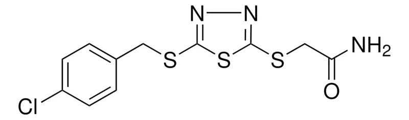 Sigma-Aldrich 2-((5-((4-CHLOROBENZYL)THIO)-1,3,4-THIADIAZOL-2-YL)THIO)ACETAMIDE,AldrichCPR
