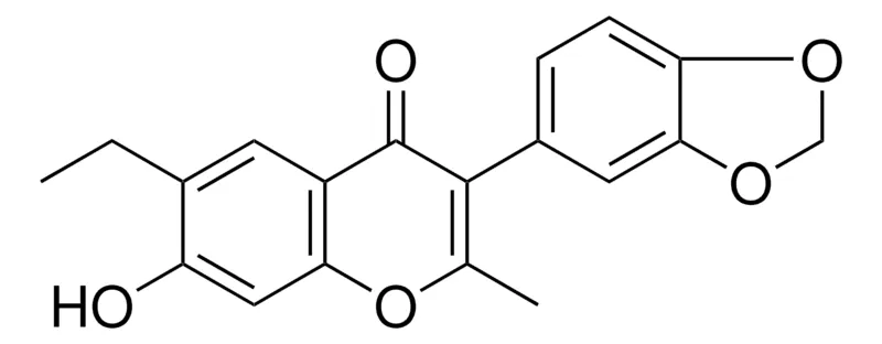 Sigma-Aldrich 3-BENZO(1,3)DIOXOL-5-YL-6-ETHYL-7-HYDROXY-2-METHYL-CHROMEN-4-ONE,AldrichCPR