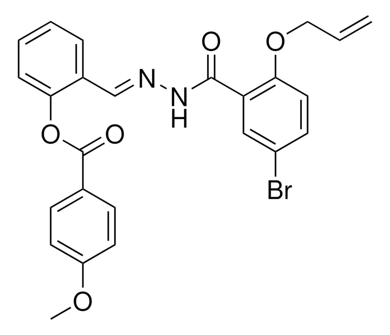 Sigma-Aldrich 2-(2-(2-(ALLYLOXY)-5-BROMOBENZOYL)CARBOHYDRAZONOYL)PHENYL 4-METHOXYBENZOATE,AldrichCPR