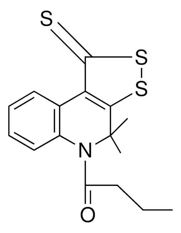 Sigma-Aldrich 5-BUTYRYL-4,4-DIMETHYL-4,5-DIHYDRO-1H-[1,2]DITHIOLO[3,4-C]QUINOLINE-1-THIONE，AldrichCPR