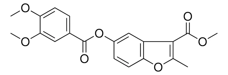 Sigma-Aldrich 5-(3,4-DIMETHOXY-BENZOYLOXY)-2-METHYL-BENZOFURAN-3-CARBOXYLIC ACID METHYL ESTER，AldrichCPR
