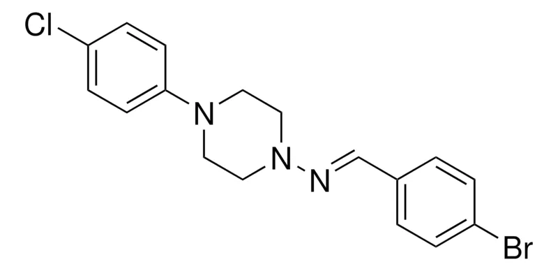 Sigma-Aldrich (4-BROMO-BENZYLIDENE)-(4-(4-CHLORO-PHENYL)-PIPERAZIN-1-YL)-AMINE,AldrichCPR
