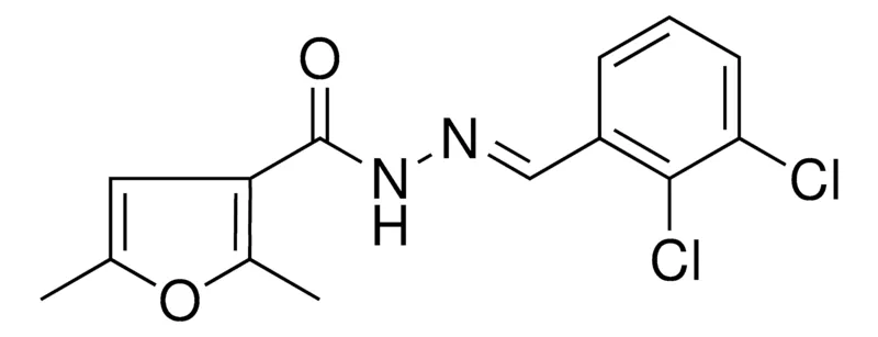 Sigma-Aldrich 2,5-DIMETHYL-FURAN-3-CARBOXYLIC ACID (2,3-DICHLORO-BENZYLIDENE)-HYDRAZIDE,AldrichCPR