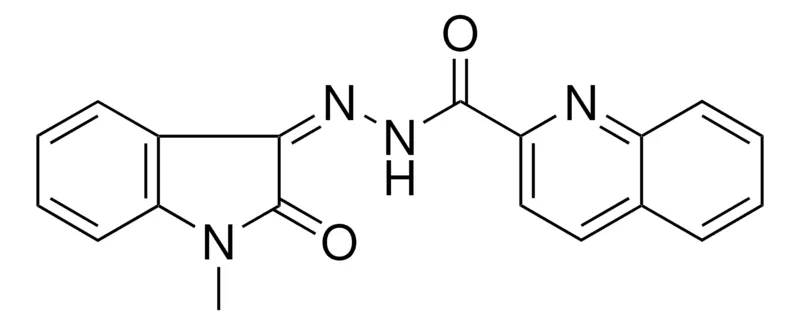 Sigma-Aldrich QUINOLINE-2-CARBOXYLIC ACID (1-ME-2-OXO-1,2-DIHYDRO-INDOL-3-YLIDENE)-HYDRAZIDE,AldrichCPR