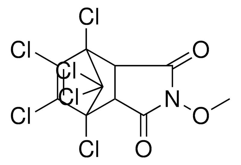 Sigma-Aldrich 1,7,8,9,10,10-HEXACHLORO-4-MEO-4-AZA-TRICYCLO(5.2.1.0(2,6))DEC-8-ENE-3,5-DIONE,AldrichCPR