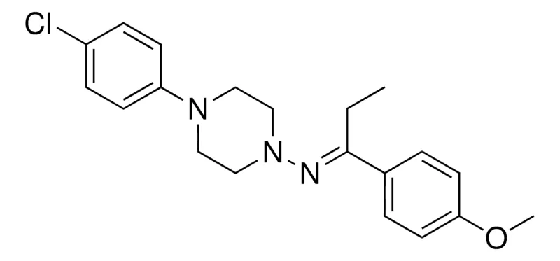 Sigma-Aldrich (4-(4-CHLORO-PHENYL)-PIPERAZIN-1-YL)-(1-(4-METHOXY-PHENYL)-PROPYLIDENE)-AMINE,AldrichCPR