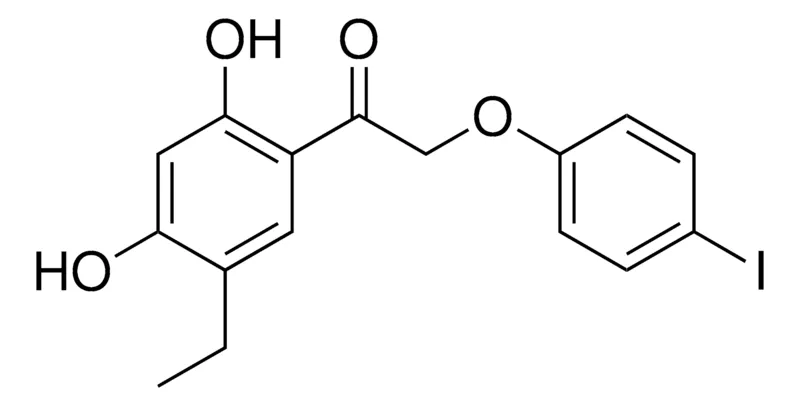 Sigma-Aldrich 1-(5-ETHYL-2,4-DIHYDROXY-PHENYL)-2-(4-IODO-PHENOXY)-ETHANONE,AldrichCPR