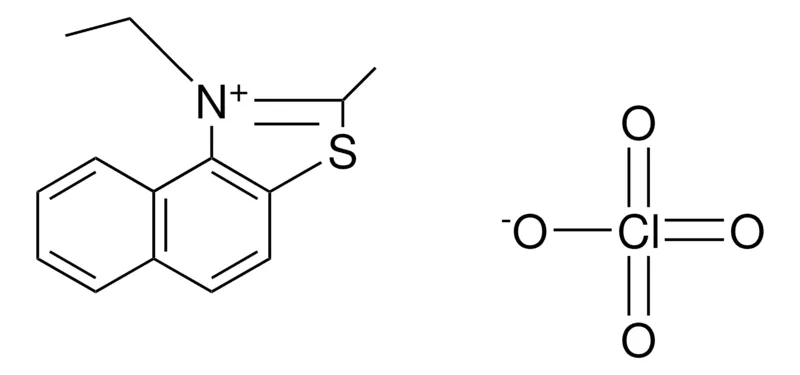Sigma-Aldrich 3-ETHYL-2-METHYLNAPHTHO(1,2-D)THIAZOLIUM PERCHLORATE,AldrichCPR