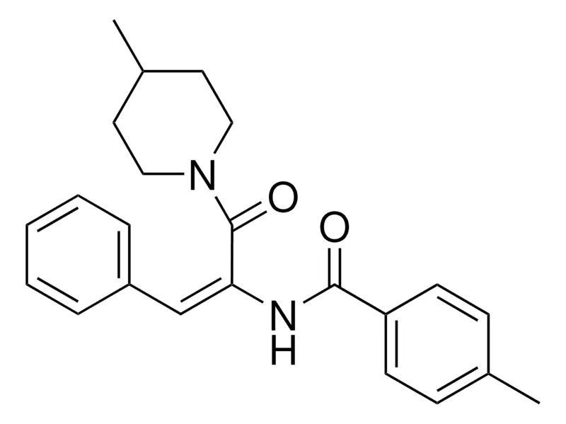 Sigma-Aldrich 4-METHYL-N-(1-(4-METHYL-PIPERIDINE-1-CARBONYL)-2-PHENYL-VINYL)-BENZAMIDE,AldrichCPR