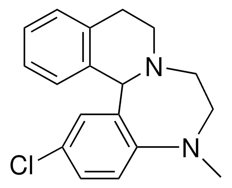 Sigma-Aldrich 2-CHLORO-5,6,7,9,10,14B-HEXAHYDRO-5-METHYLISOQUINO(2,1-D)(1,4)BENZODIAZEPINE,AldrichCPR