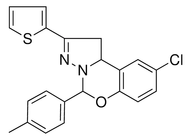 Sigma-Aldrich 8-CL-2-THIOPHEN-2-YL-4-P-TOLYL-1,9B-2H-5-OXA-3,3A-DIAZA-CYCLOPENTA(A)NAPHTHALENE,AldrichCPR