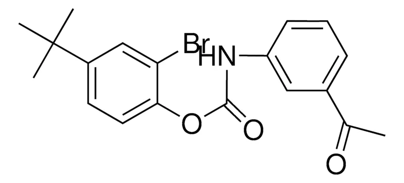 Sigma-Aldrich 2-BROMO-4-TERT-BUTYLPHENYL N-(3-ACETYLPHENYL)CARBAMATE,AldrichCPR