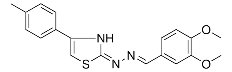 Sigma-Aldrich N-(3,4-DIMETHOXY-BENZYLIDENE)-N'-(4-P-TOLYL-3H-THIAZOL-2-YLIDENE)-HYDRAZINE,AldrichCPR
