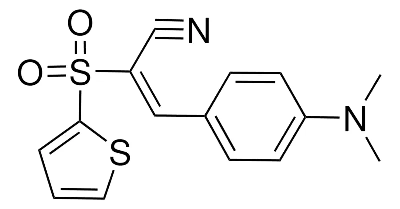 Sigma-Aldrich 3-(4-(DIMETHYLAMINO)PHENYL)-2-(2-THIENYLSULFONYL)-2-PROPENENITRILE,AldrichCPR
