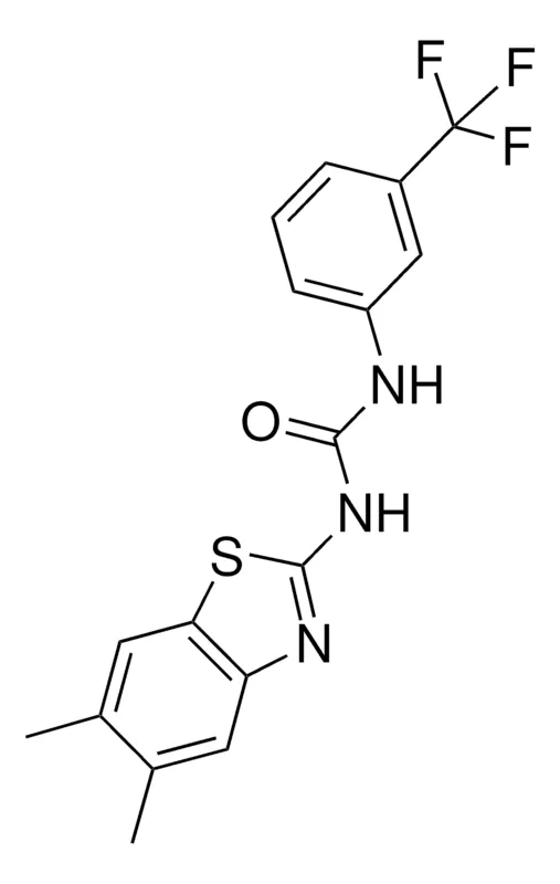 Sigma-Aldrich 1-(5,6-DIMETHYL-2-BENZOTHIAZOLYL)-3-(3-(TRIFLUOROMETHYL)PHENYL)UREA,AldrichCPR