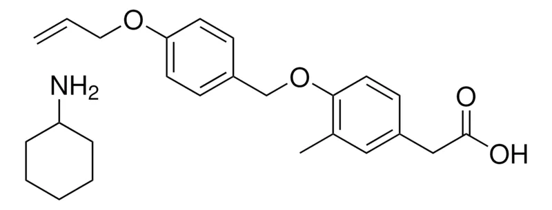 Sigma-Aldrich (4-((4-(ALLYLOXY)BENZYL)OXY)-3-METHYLPHENYL)ACETIC ACID, CYCLOHEXYLAMINE SALT,AldrichCPR