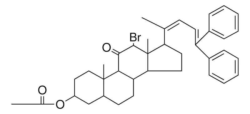 Sigma-Aldrich 3-ACETOXY-11-KETO-12-BROMO-24-DIPHENYLCHOLA-21,23-DIENE,AldrichCPR