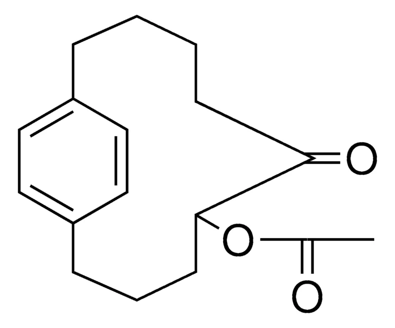 Sigma-Aldrich ACETIC ACID 6-OXO-BICYCLO(9.2.2)PENTADECA-1(14),11(15),12-TRIEN-5-YL ESTER,AldrichCPR