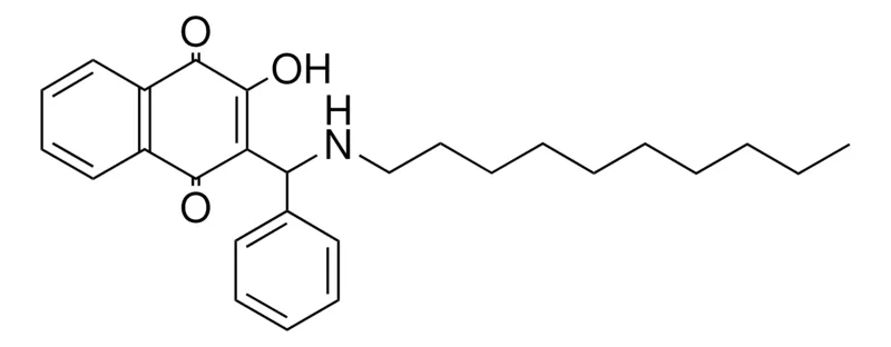 Sigma-Aldrich Q 14 3-(ALPHA-(DECYLAMINO)BENZYL)-2-HYDROXY-1,4-NAPHTHOQUINONE,AldrichCPR