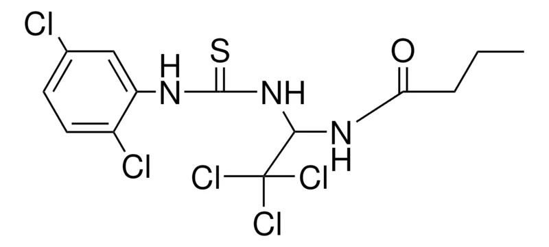 Sigma-Aldrich N-(2,2,2-TRICHLORO-1-(3-(2,5-DICHLORO-PHENYL)-THIOUREIDO)-ETHYL)-BUTYRAMIDE,AldrichCPR