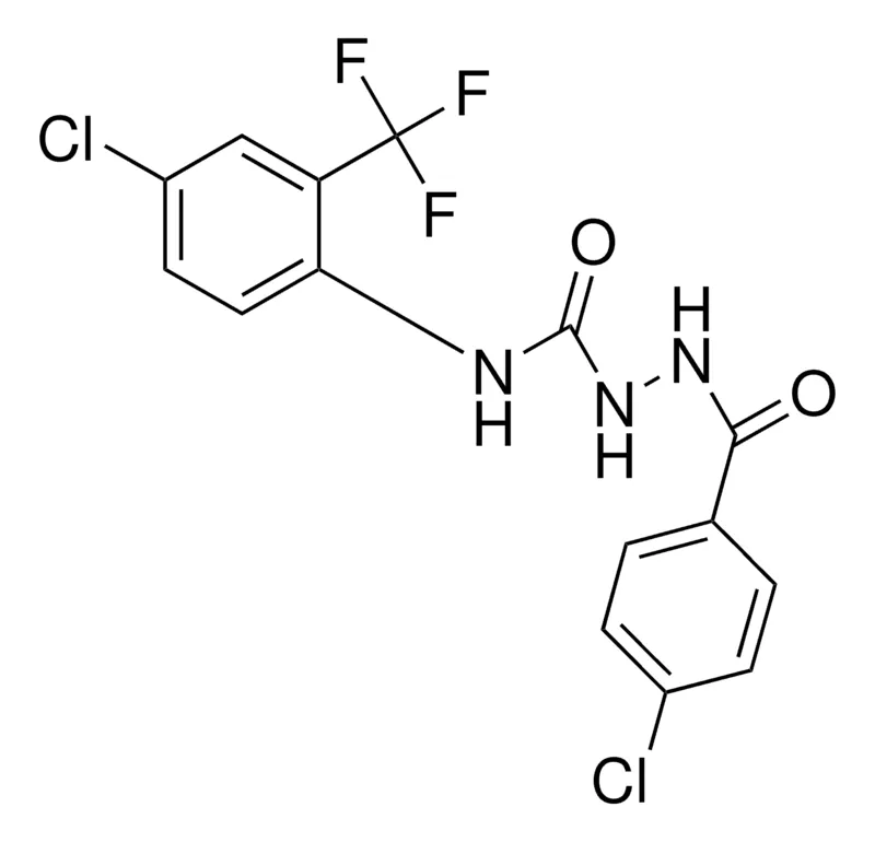 Sigma-Aldrich 1-(4-CHLOROBENZOYL)-4-(4-CHLORO-2-(TRIFLUOROMETHYL)PHENYL)SEMICARBAZIDE,AldrichCPR