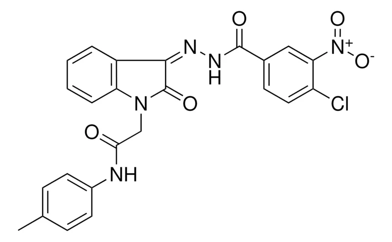 Sigma-Aldrich 2-(3-((4-CL-3-NITRO-BENZOYL)-HYDRAZONO)-2-OXO-2H-INDOL-1-YL)-N-P-TOLYL-ACETAMIDE,AldrichCPR