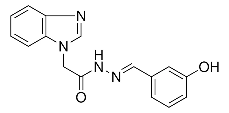 Sigma-Aldrich 2-BENZOIMIDAZOL-1-YL-ACETIC ACID (3-HYDROXY-BENZYLIDENE)-HYDRAZIDE,AldrichCPR