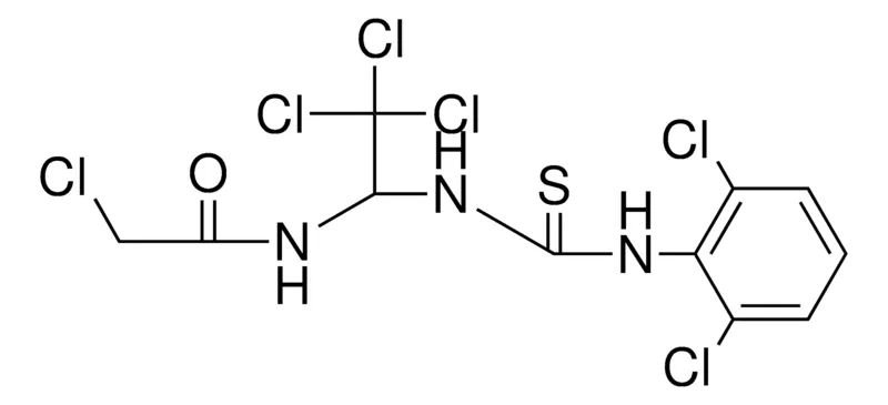 Sigma-Aldrich 2-CL-N-(2,2,2-TRICHLORO-1-(3-(2,6-DICHLORO-PHENYL)-THIOUREIDO)-ETHYL)-ACETAMIDE,AldrichCPR