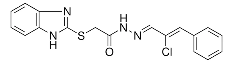Sigma-Aldrich 2-(1H-BENZOIMIDAZOL-2-YLSULFANYL)-ACETIC ACID (2-CL-3-PH-ALLYLIDENE)-HYDRAZIDE,AldrichCPR